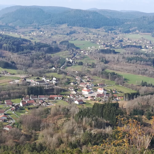 Aperçu du village de Taintrux